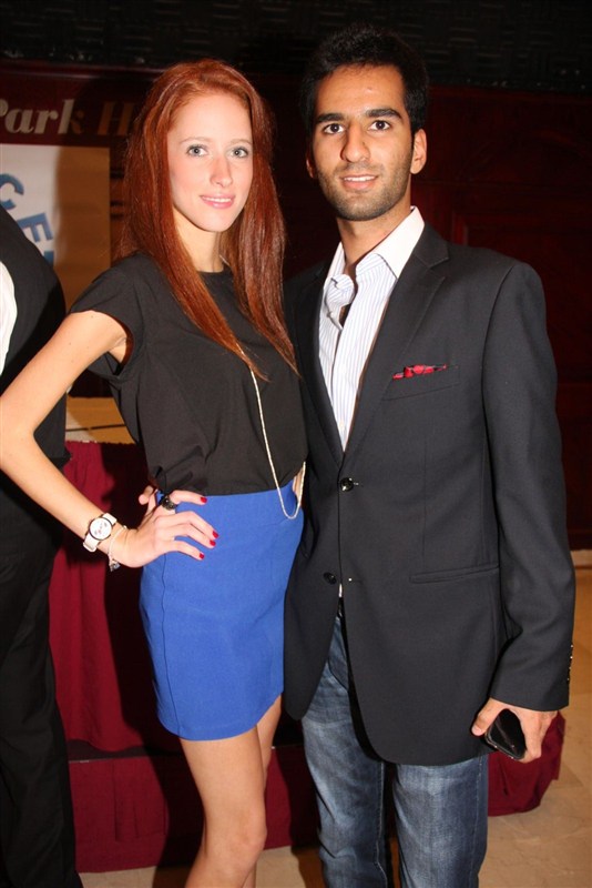 Press conference of Mr Arab world 2012